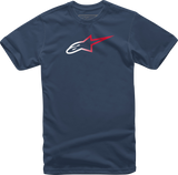 ALPINESTARS Ageless Fade T-Shirt - Navy - Large 1232-72202-70-L