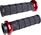 ODI Grips - Hart Luck - Black/Red V31ITW-BB-R