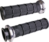 ODI Grips - Hart Luck - Black/Silver V31ITW-BB-S
