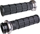 ODI Grips - Hart Luck - Cable - Black/Silver V31HCW-BB-S