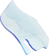 KLOCK WERKS Kolor Flare* Windshield - 3-1/2" - Blue Ice - FLR KWW-01-0657