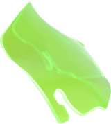 KLOCK WERKS Kolor Flare* Windshield - 3-1/2" - Green Ice - FLR KWW-01-0656