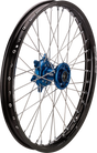 MOOSE RACING Wheel Assembly - SX-1 - Complete - Front - Black Wheel/Blue Hub - 21x1.6 - Husqvarna MF-16021-BKBU - Cycle City Outdoors
