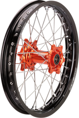 MOOSE RACING Wheel Assembly - SX-1 - Complete - Rear - Black Wheel/Orange Hub - 18x2.15 - KTM MR-21518-BKOR - Cycle City Outdoors