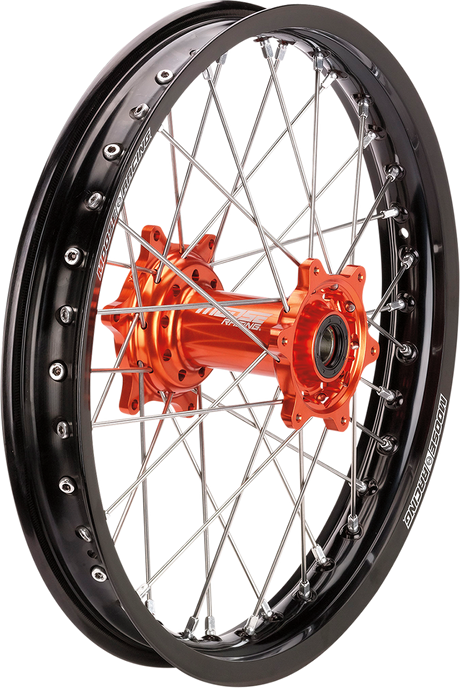 MOOSE RACING Wheel Assembly - SX-1 - Complete - Rear - Black Wheel/Orange Hub - 18x2.15 - KTM MR-21518-BKOR - Cycle City Outdoors