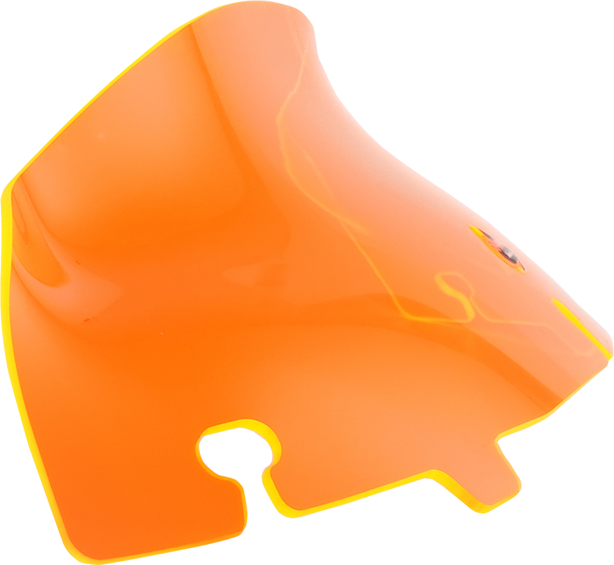 KLOCK WERKS Kolor Flare* Windshield - 6.5" - Orange Ice - FLH KWW-01-0643