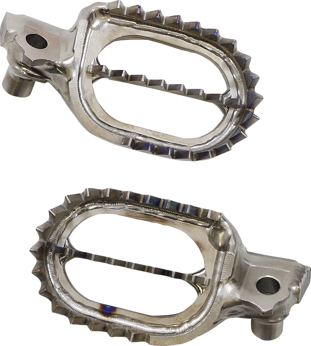 MOOSE RACING Titanium Footpegs - Yamaha 50610-SPTF-00Y - Cycle City Outdoors