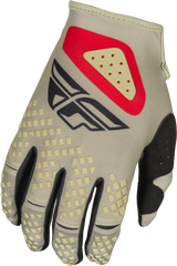 Kinetic Sym Gloves Light Grey/Red/Black Xs - Cycle City Outdoors