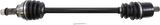 MOOSE UTILITY Axle Kit - CV - Complete - OEM Replacement - Standard - Front Left/Right - Polaris POL-7094