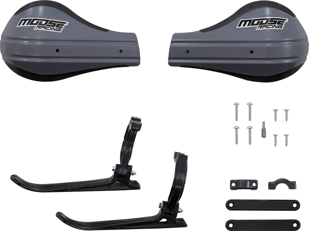 MOOSE RACING Handguards - Roost 2 - Gray 53-227 - Cycle City Outdoors
