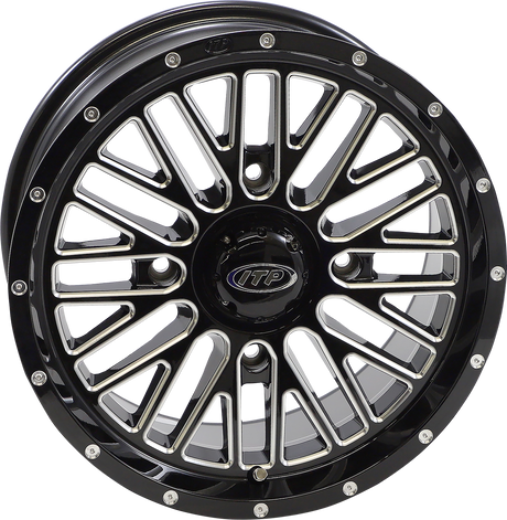 ITP Wheel - Momentum - Front/Rear - Black/Milled - 15x7 - 4/156 - 5+2 (+30 mm) 1522741731B
