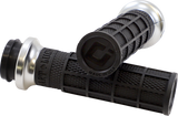 ODI Grips - Hart Luck - TBW - Black/Silver V31HTW-BB-S
