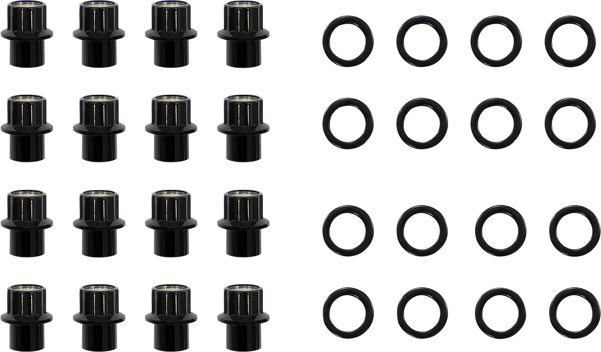 MOOSE UTILITY Lug Nut - Carbon Fiber Wheel - Steel - 12 mm x 1.50" LNBOET1215ASTKT