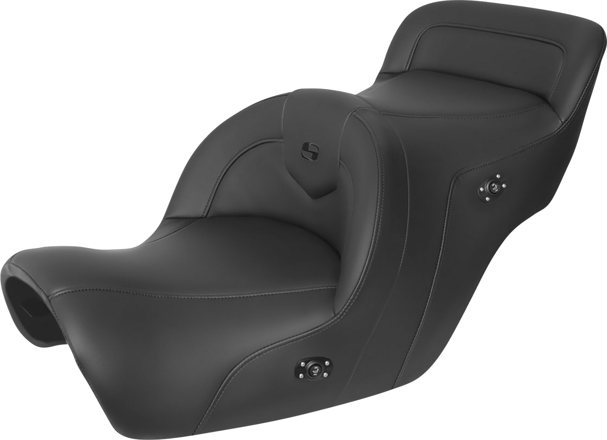 SADDLEMEN Heated Roadsofa™ Seat - Without Backrest - Black H88-07-187HCT