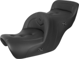 SADDLEMEN RoadSofa™ Seat - without Backrest - Pillow Top - Black - Heated - GL1500 '88-'00 H88-07-181HCT