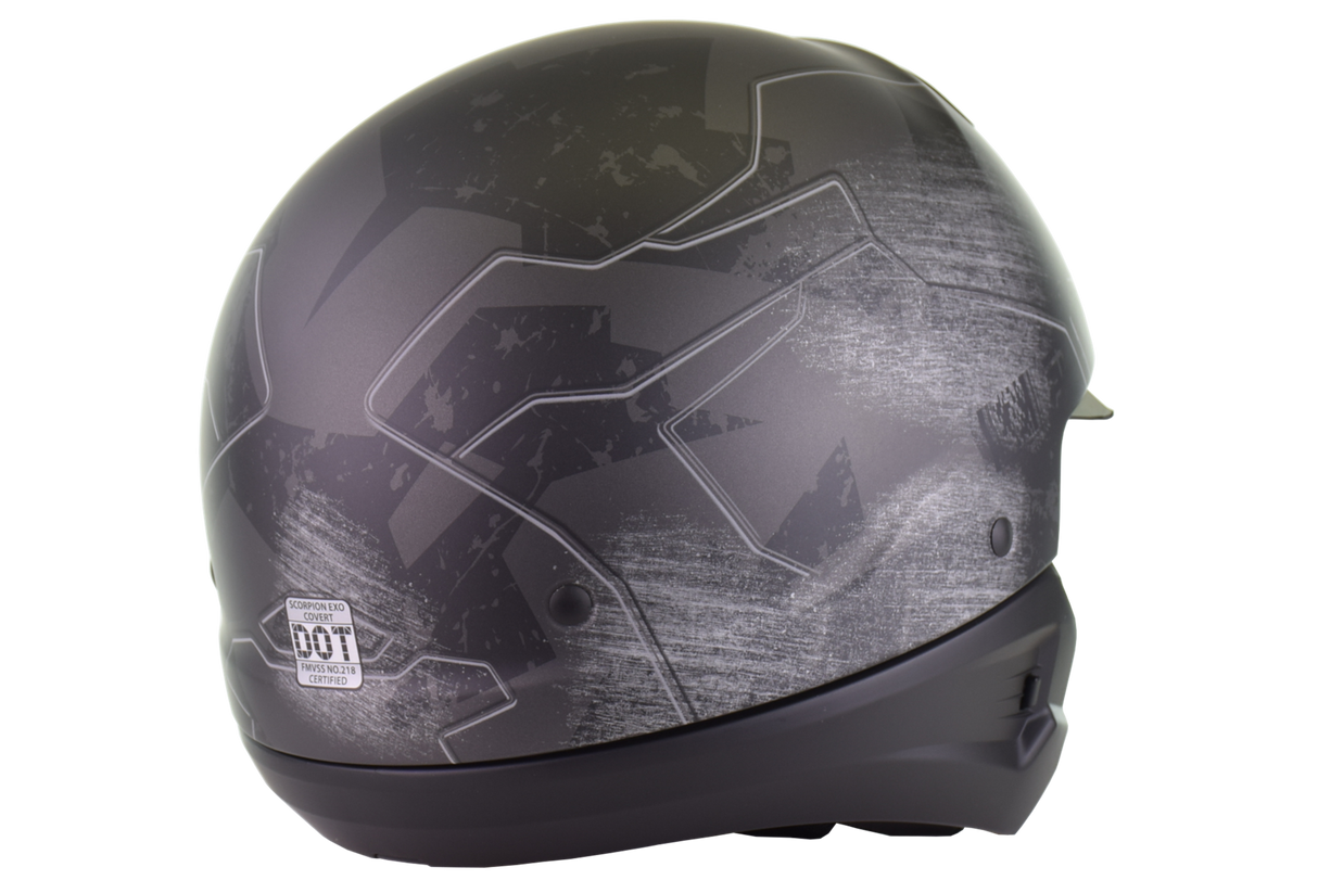 ScorpionEXO - Covert Solid Helmet - Matte Black - Medium (open box)