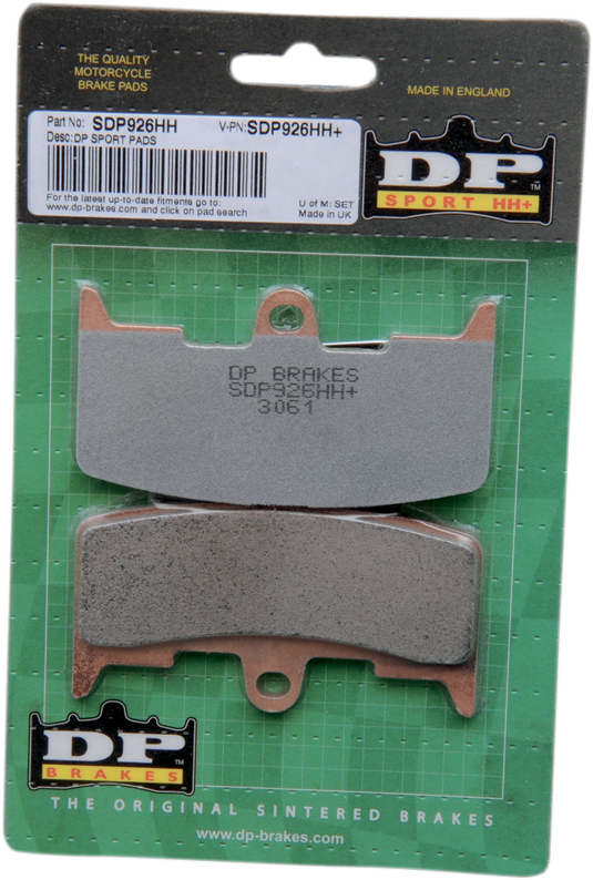 DP BRAKES Sintered Metal Brake Pads - Buell - SDP926HH SDP926HH - Cycle City Outdoors