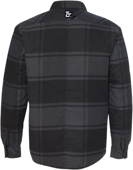 THROTTLE THREADS Drag Specialties Quilted Jacket - Plaid - 2XL DRG24J86BK2R - Cycle City Outdoors