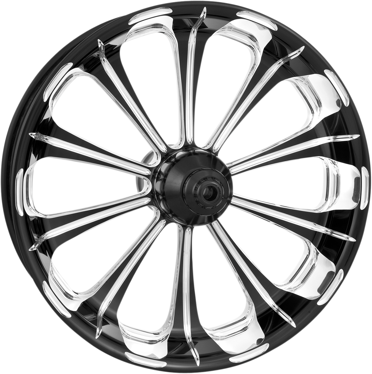 PERFORMANCE MACHINE (PM) Wheel - Revolution - Front - Dual Disc/with ABS - Platinum Cut* - 21x3.5 - '08+ FLD 12047106RELJBMP