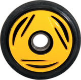 PARTS UNLIMITED Idler Wheel with Bearing 6205-2RS - Yellow - Group 11 - 135 mm OD x 1" ID R0135F-2 401A