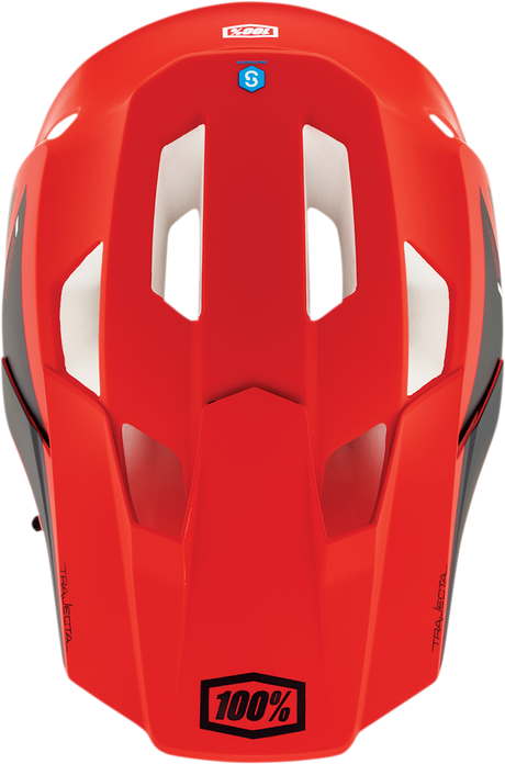 100% Trajecta Helmet - Fidlock - Cargo - Fluo Red - Small 80003-00009