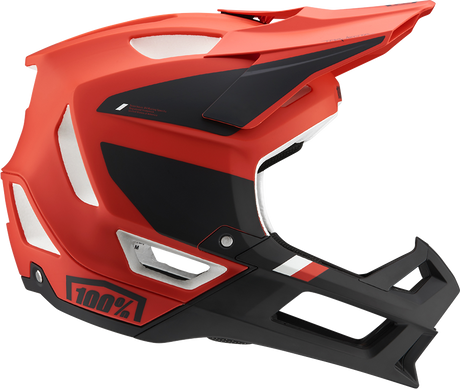 100% Trajecta Helmet - Fidlock - Cargo - Fluo Red - Small 80003-00009