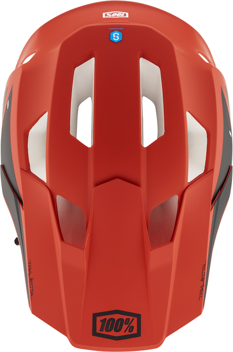 100% Trajecta Helmet - Fidlock - Cargo - Fluo Red - Small 80003-00009