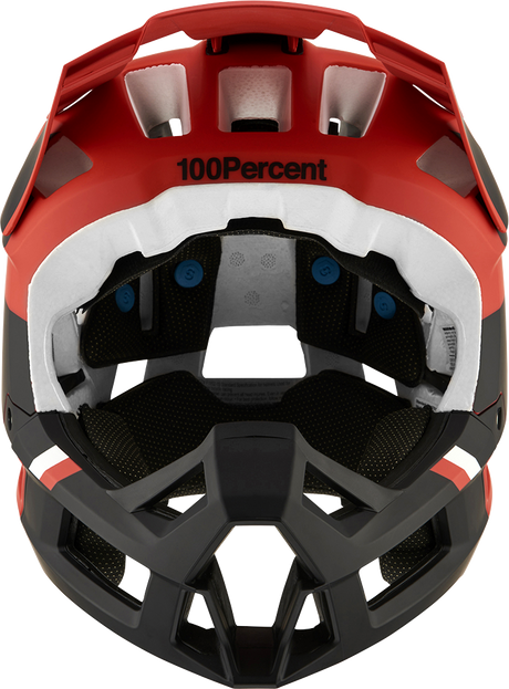 100% Trajecta Helmet - Fidlock - Cargo - Fluo Red - Small 80003-00009