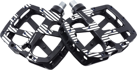 E*THIRTEEN Plus Pedals - Flat - Aluminum - Black PD2UPA-100