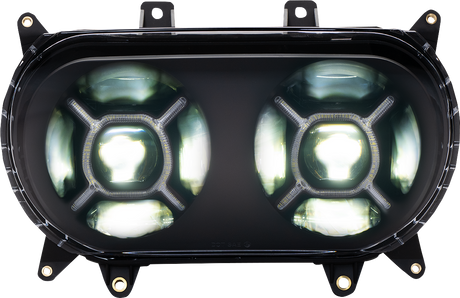 Custom Dynamics LED Headlight - Black - Road Glide CD-RG-H-B - Cycle City Outdoors