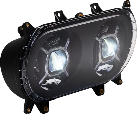 Custom Dynamics LED Headlight - Black - Road Glide CD-RG-H-B - Cycle City Outdoors