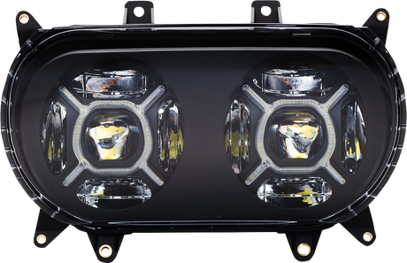 Custom Dynamics LED Headlight - Black - Road Glide CD-RG-H-B - Cycle City Outdoors