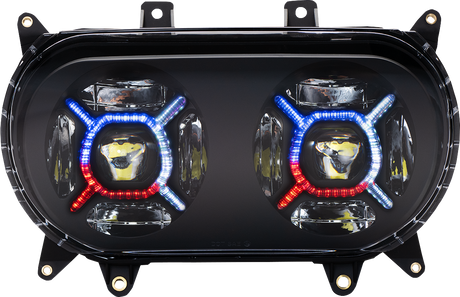 Custom Dynamics ProGLOW* Headlight - Black - Road Glide PG-RG-B - Cycle City Outdoors