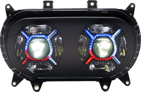 Custom Dynamics ProGLOW* Headlight - Black - Road Glide PG-RG-B - Cycle City Outdoors