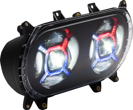 Custom Dynamics ProGLOW* Headlight - Black - Road Glide PG-RG-B - Cycle City Outdoors