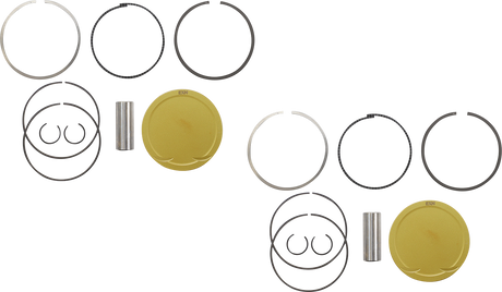 JE PISTONS Piston Kit - 93.00 mm - 9.5:1 CR - Polaris RZR XP Turbo 379458