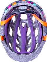 KALI Child Chakra Lighted Helmet - Confetti - Gloss Teal - Small 0221022135 - Cycle City Outdoors