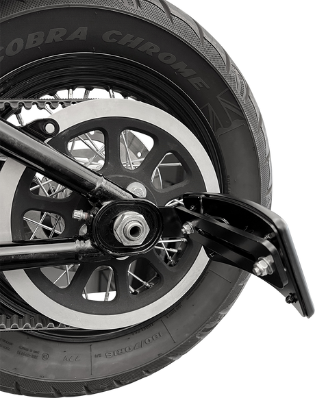 KODLIN USA License Plate Bracket - M8 Softail - Black KUS20501