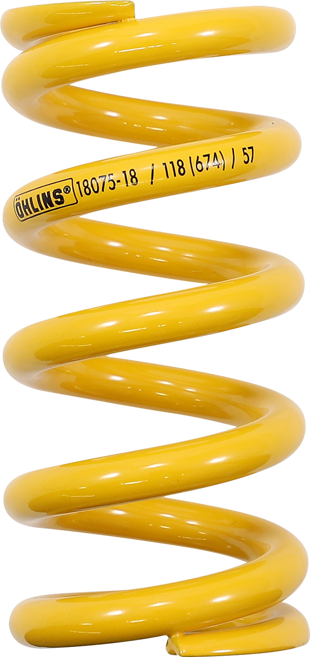 OHLINS-BICYCLE Shock Spring - 674 lb 18075-18