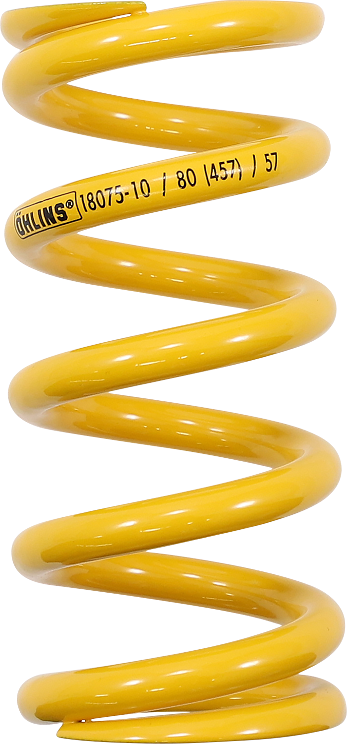 Ohlins Rear Shock Spring OHLINS-BICYCLE Shock Spring - 457 lb 18075-10 – Cycle City Outdoors