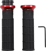 ODI Grips - Hart Luck - TBW - Black/Red V31HTW-BB-R