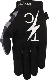 THRASHIN SUPPLY CO. Stars & Bolts Stealth Gloves - Black/Gray - 2XL SV1-13-12