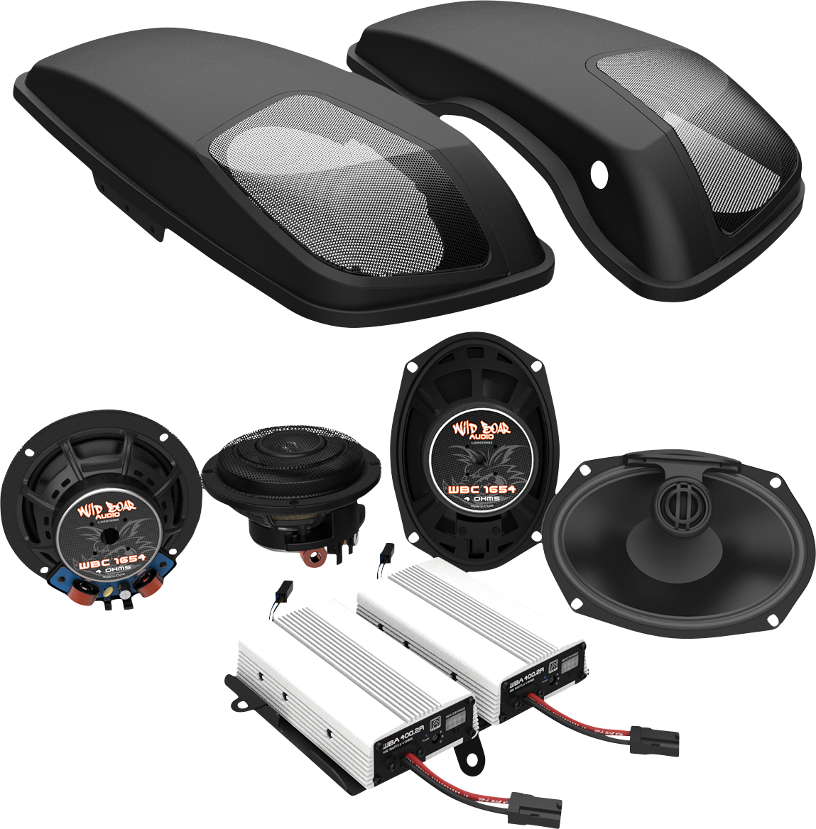 WILD BOAR AUDIO Speaker/Amplifier Kit - Street Glide WBA 800.4SG KIT