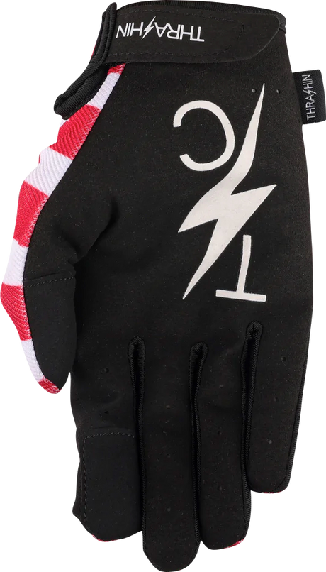 THRASHIN SUPPLY CO. Stars & Bolts Stealth Gloves - Red/Blue - XL SV1-12-11