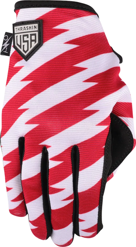 THRASHIN SUPPLY CO. Stars & Bolts Stealth Gloves - Red/Blue - XL SV1-12-11