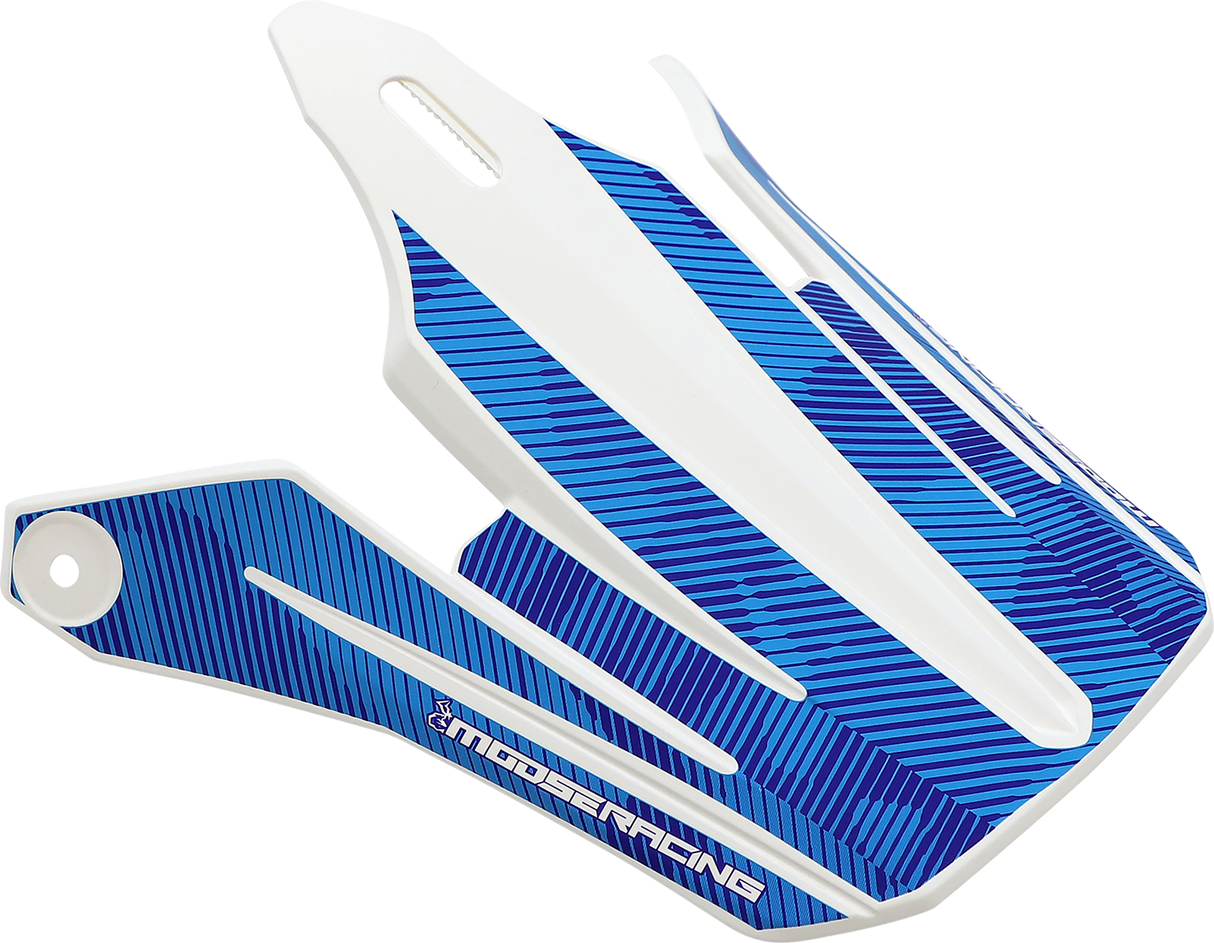 MOOSE RACING Youth F.I. MIPS? Visor Kit - Agroid Camo - Blue/White 0132-1599 - Cycle City Outdoors