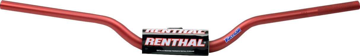 RENTHAL Handlebar - Fatbar - 673 - Trials 100 Bou/Lampkin - Red 673-01-RD - Cycle City Outdoors