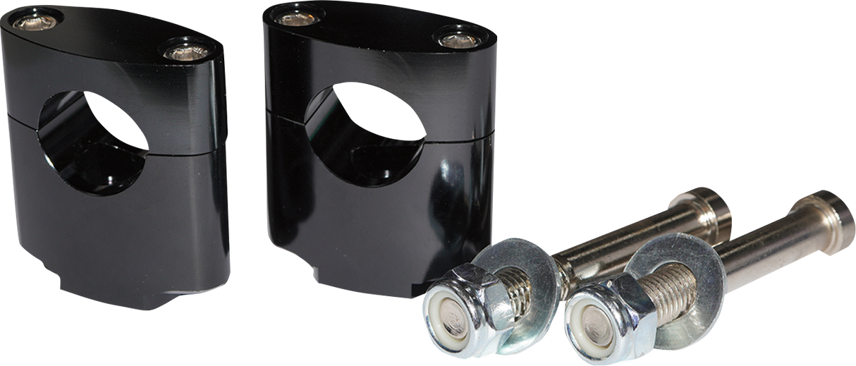 MOOSE RACING Bar Mount - Oversized - Black H57-6092B - Cycle City Outdoors