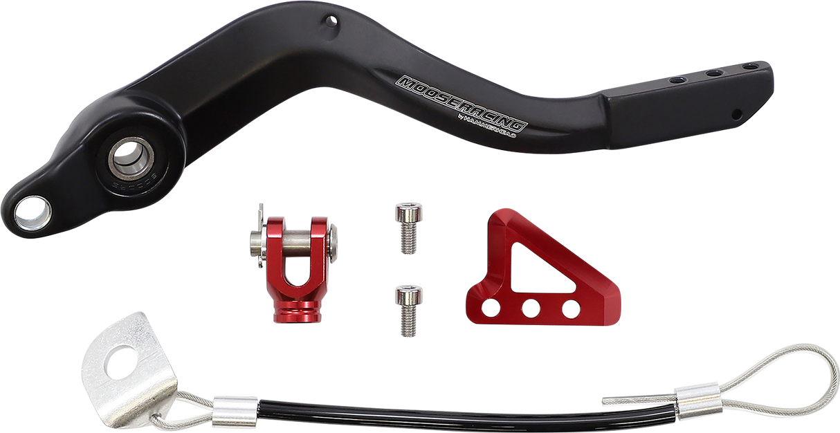 MOOSE RACING Brake Pedal - Red - Beta 82-0802-21-10 - Cycle City Outdoors