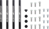 MOOSE RACING Radiator Braces - Silver - Husqvarna/KTM 11-1023 - Cycle City Outdoors